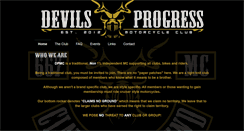 Desktop Screenshot of devilsprogressmc.com